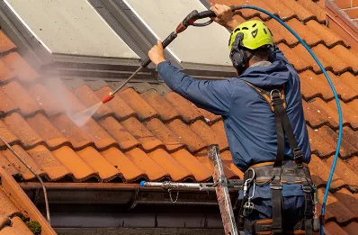 Démoussage et hydrofuge de toiture à Cattenières